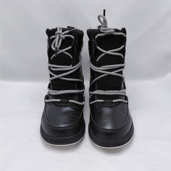 Kamik Womens Snow Boots Size 8 Black Waterproof Winter Faux Fur Insulated New - Picture 5 of 15